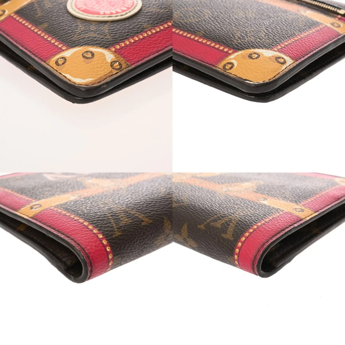 Louis Vuitton Pochette M62456 Wallet Monogram Canvas Brown #WB2723