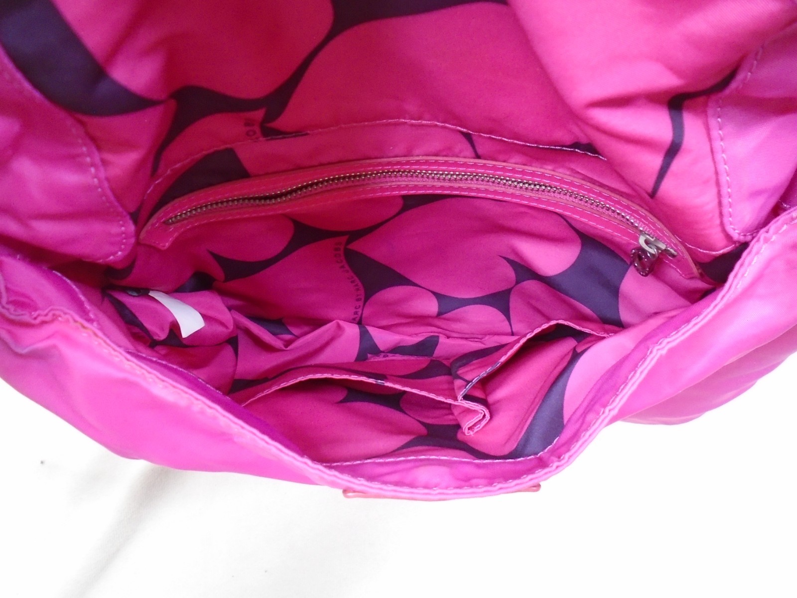 Marc Jacobs Preppy Nylon Mini Natasha Crossbody Bag in hot pink