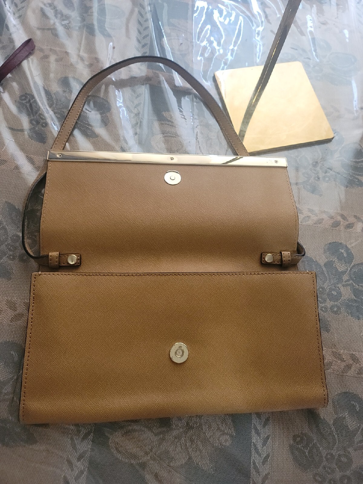 Michael Kors Leather Clutch Shoulder Bag Purse -see descriptions