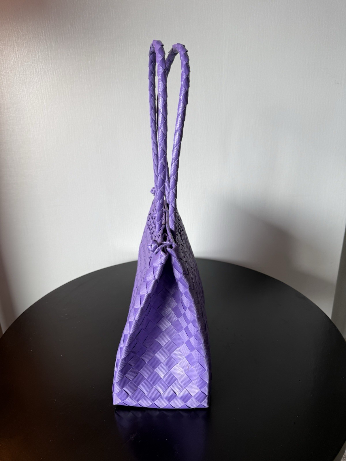 Bayong Bags Plastic Purple Small Philippines Shopping Beach Modern Purse