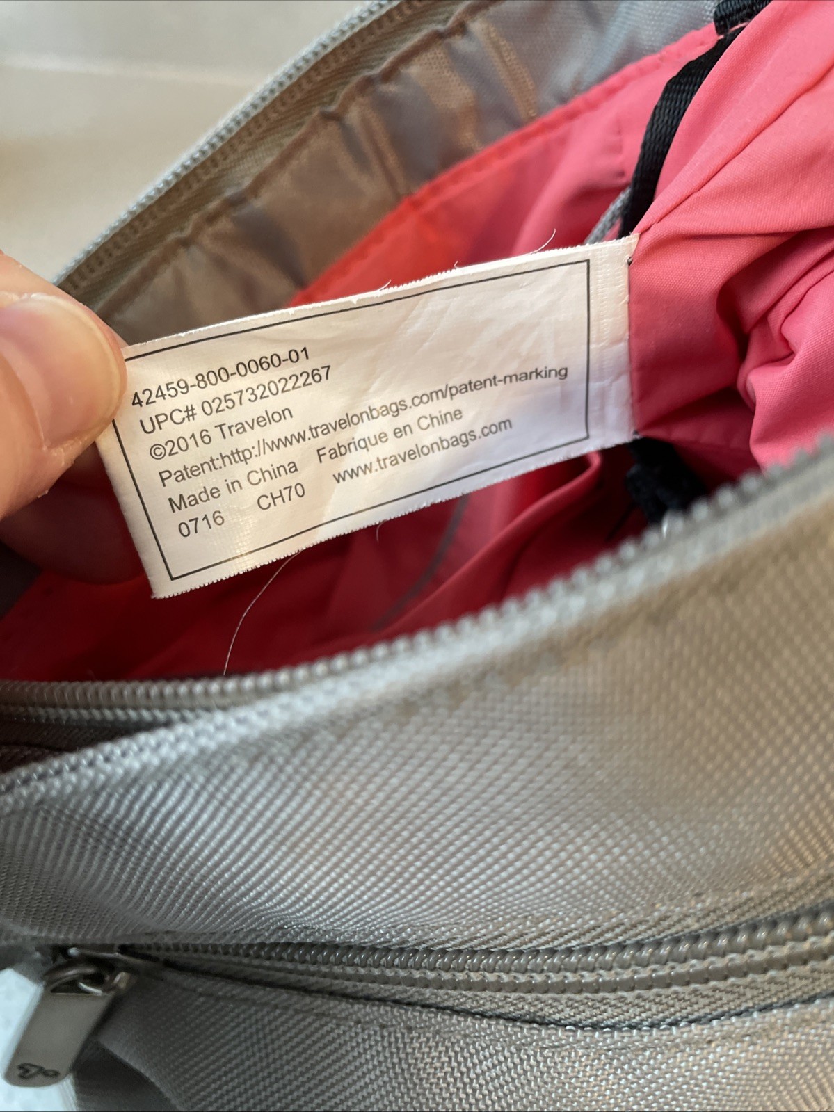Travelon Anti Theft Crossbody Neutral Adult Unisex Travel Safety