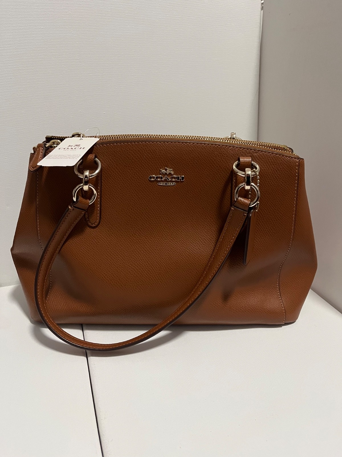 COACH Handbag F36637 leather Brown Christie Carryall 2WAY Women