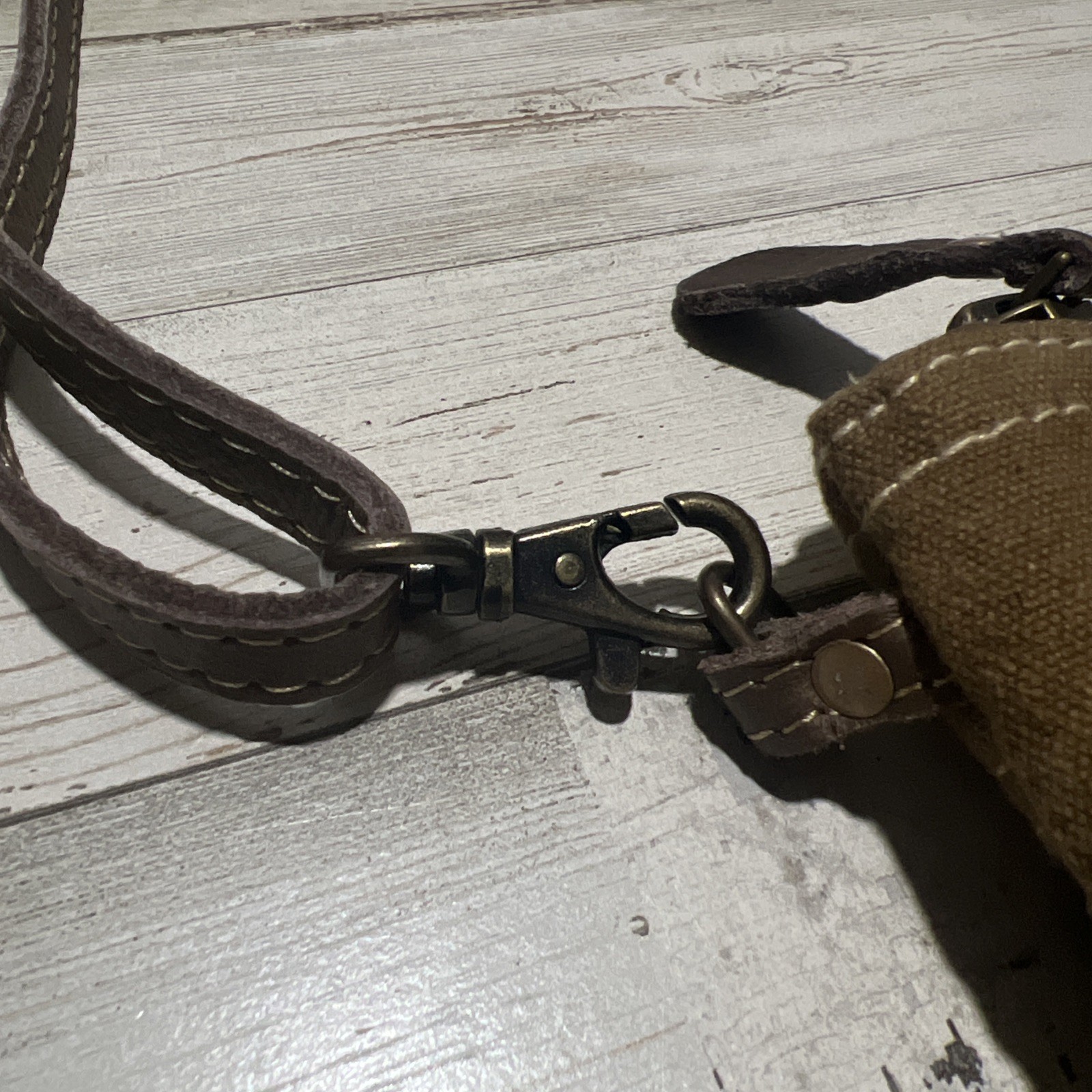 myra bag crossbody canvas desert cactus bag purse tan brown BOHO upcycled carve