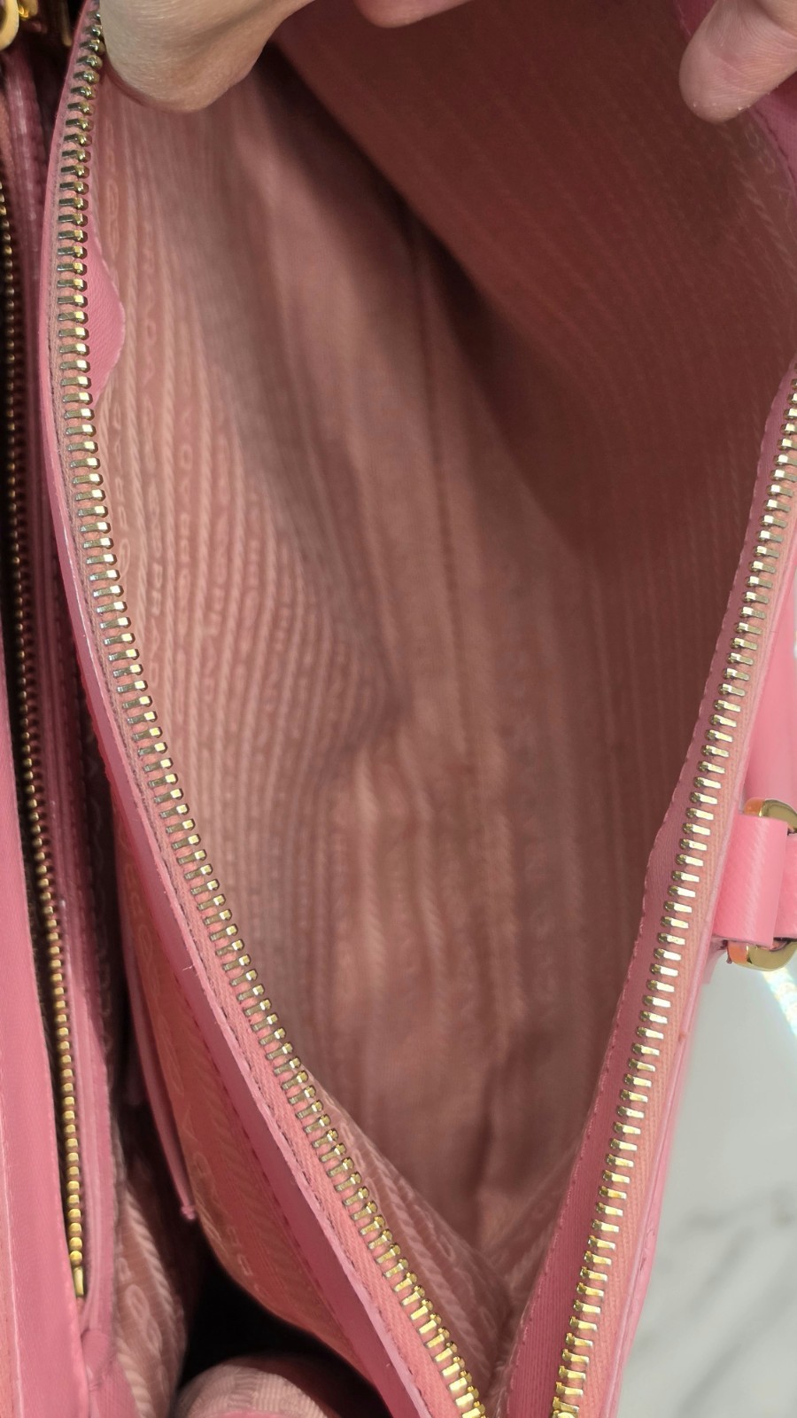 PRADA Galleria Double Zip Tote/Shoulder Bag MSRP: $2,350