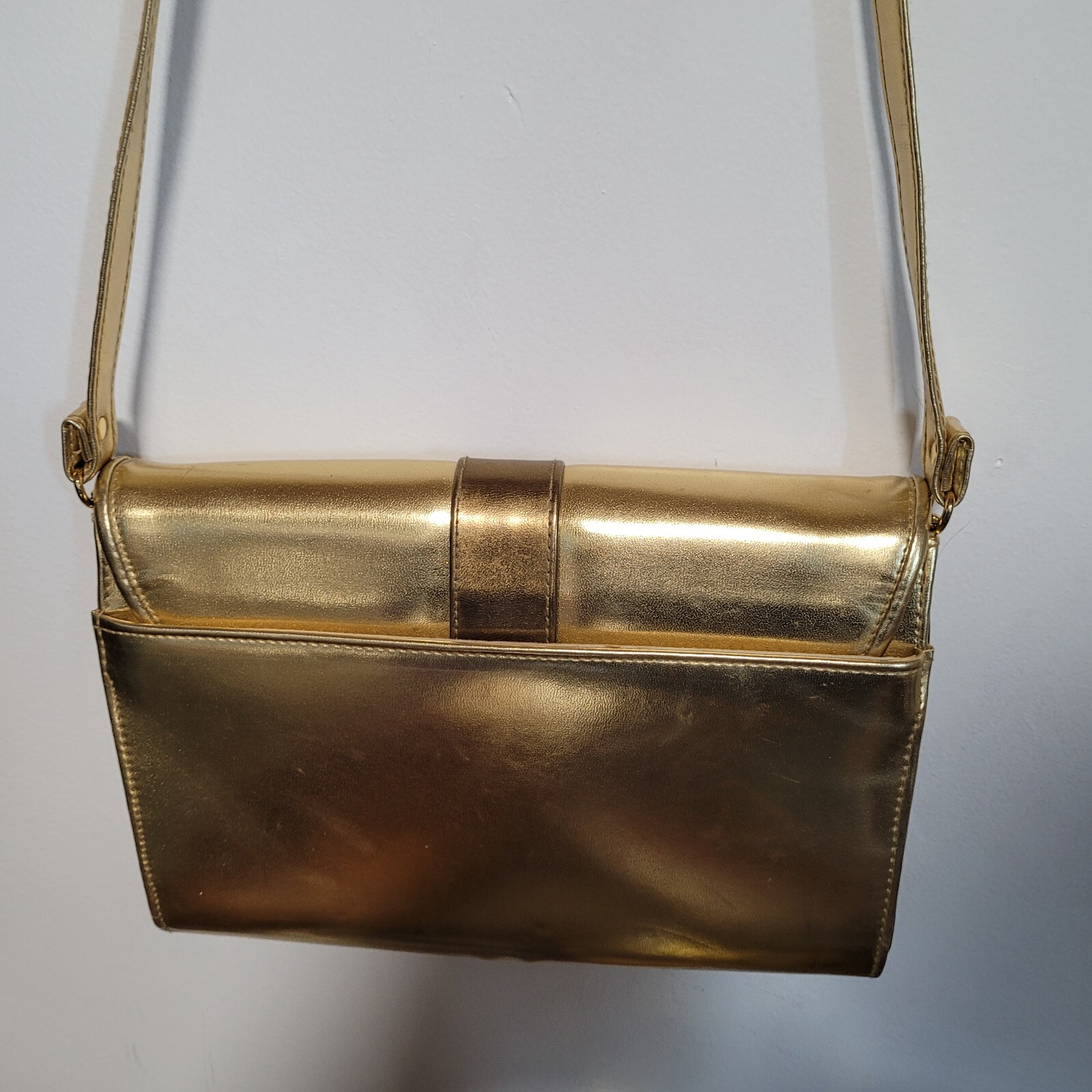 GOLD 2 Tone CLUTCH PURSE WITH OPTIONAL SHOULD STRAP – Warren Reed