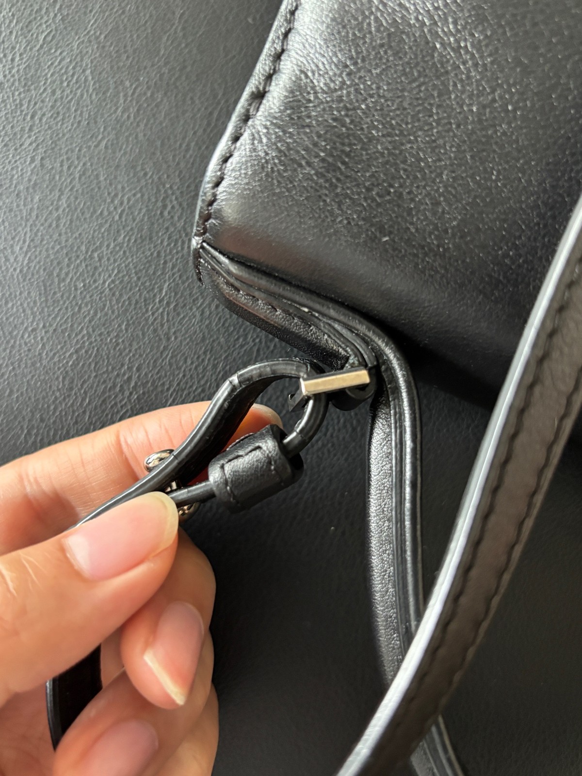 Delvaux Pre-Owned Authentic Crossbody Bag Black 21cm Free Tracked Shipping
