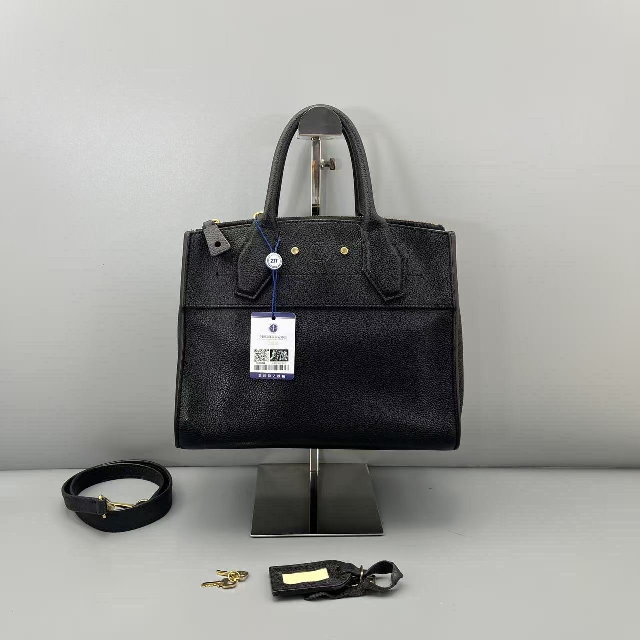 Louis Vuitton Pre-Owned Authentic Satchel Black 26*19*13cm