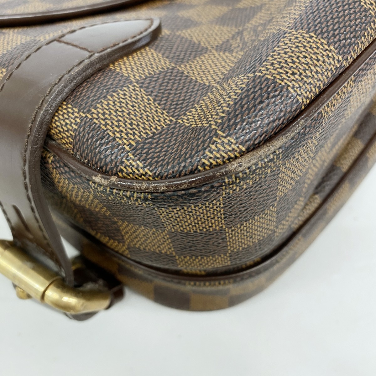 Auth [6hb1192-k] LOUIS VUITTON Shoulder Bag Damier Highbury N51200 Ebene [Pr…