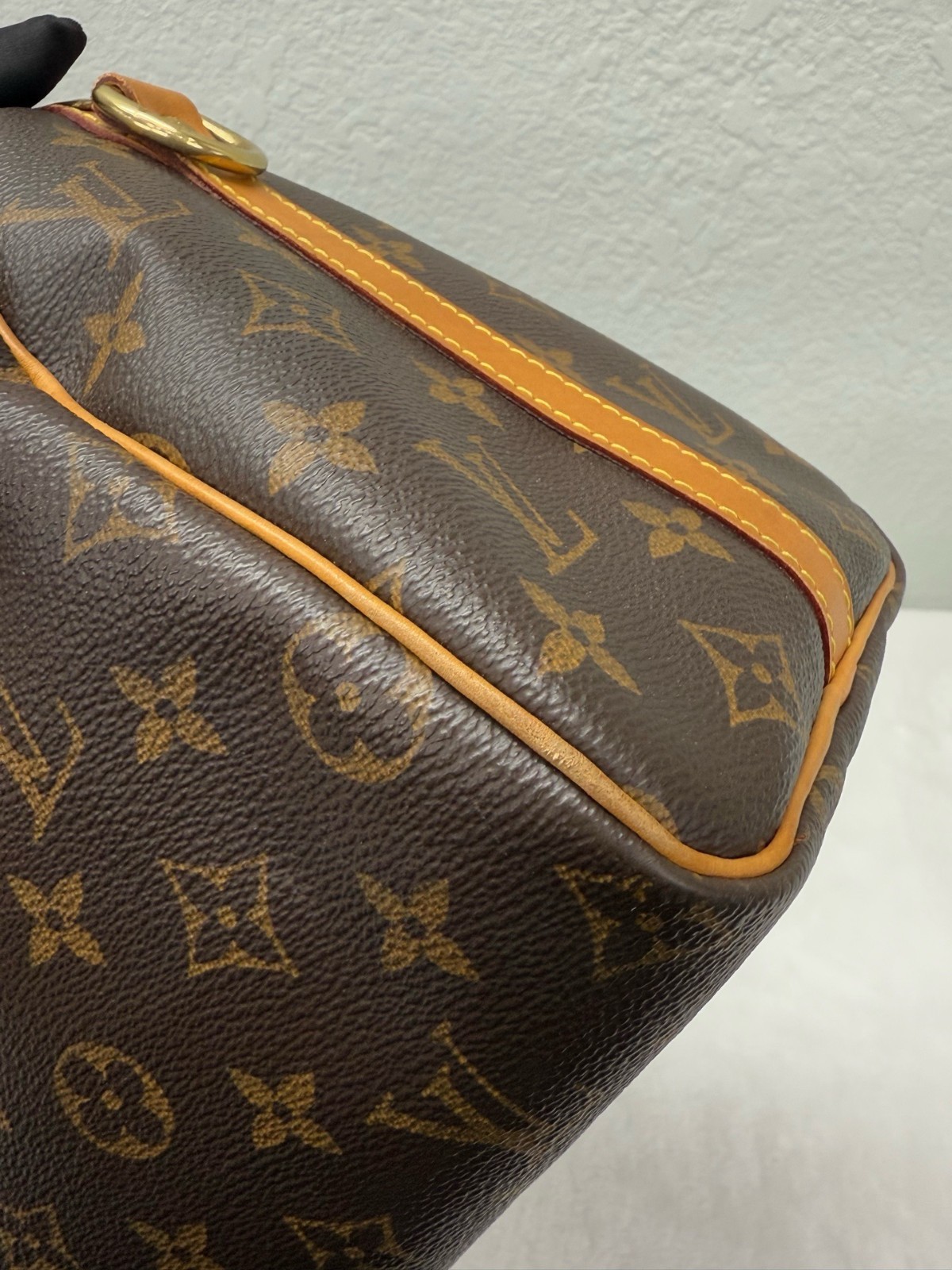 Louis Vuitton Speedy25 Monogram Brown Shoulder Bag Top Handle Bag