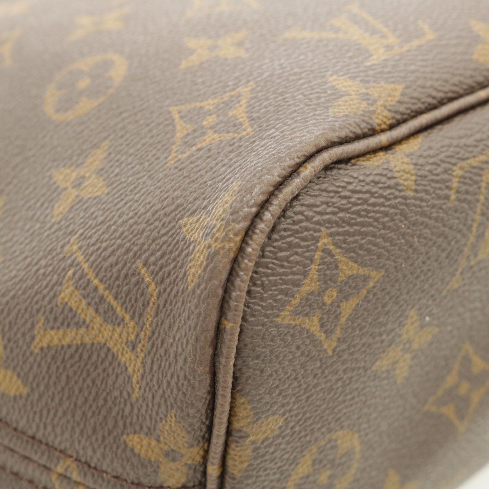 Authentic Louis Vuitton M40155 Neverfull PM Brown Monogram Tote Bag