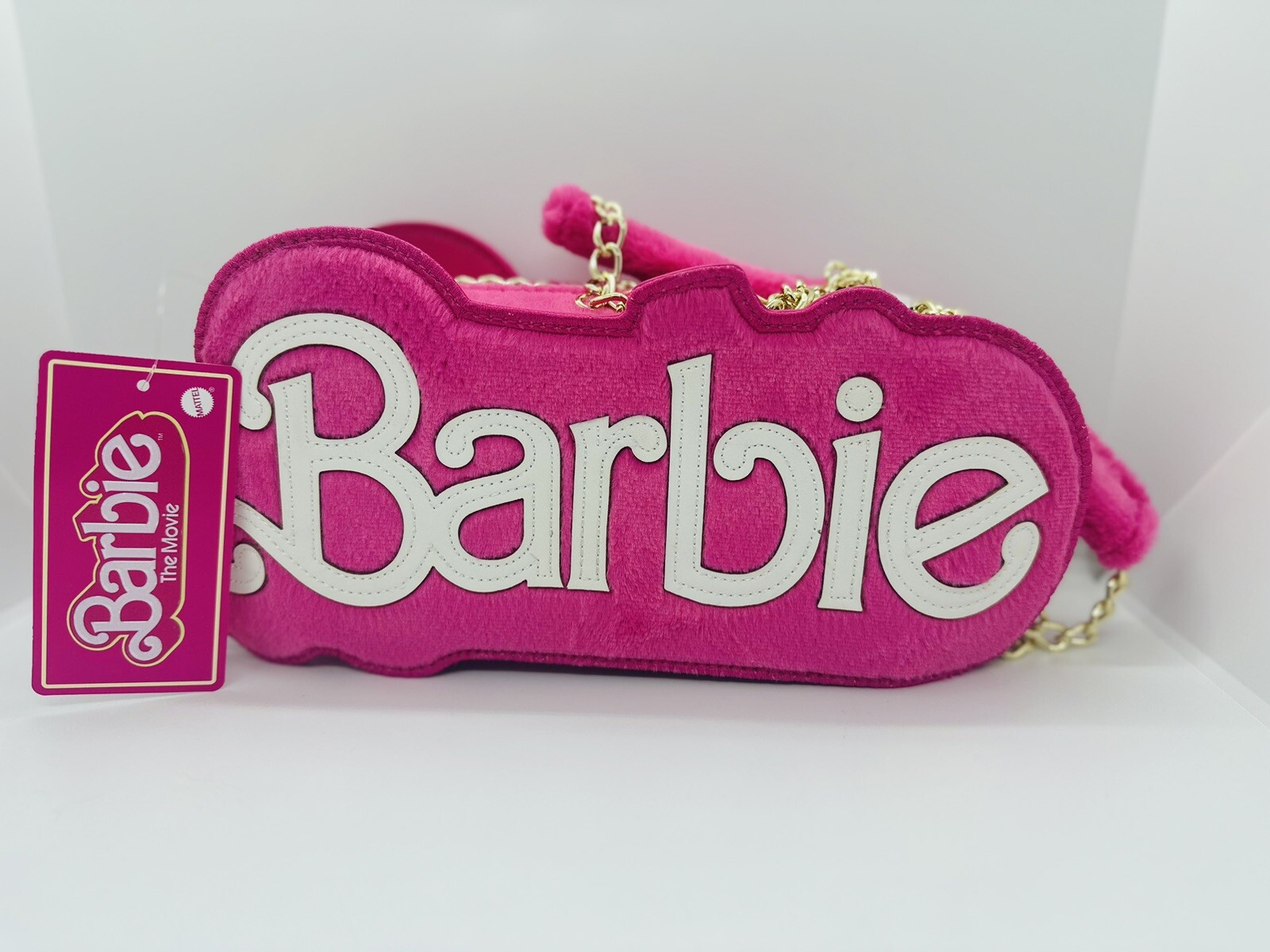 Barbie Logo Fuzzy Mini Crossbody Bag – Rare IN HAND