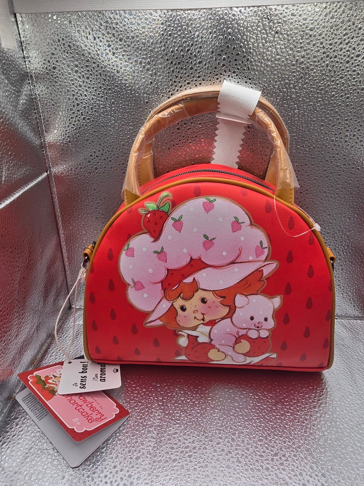 Loungefly The World of Strawberry Shortcake & Custard Scented Purse Bag New!