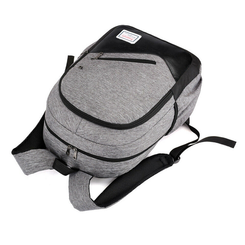 3pcs Set Men Women Backpack Bookbag School Travel Laptop Rucksack Zipper Bag