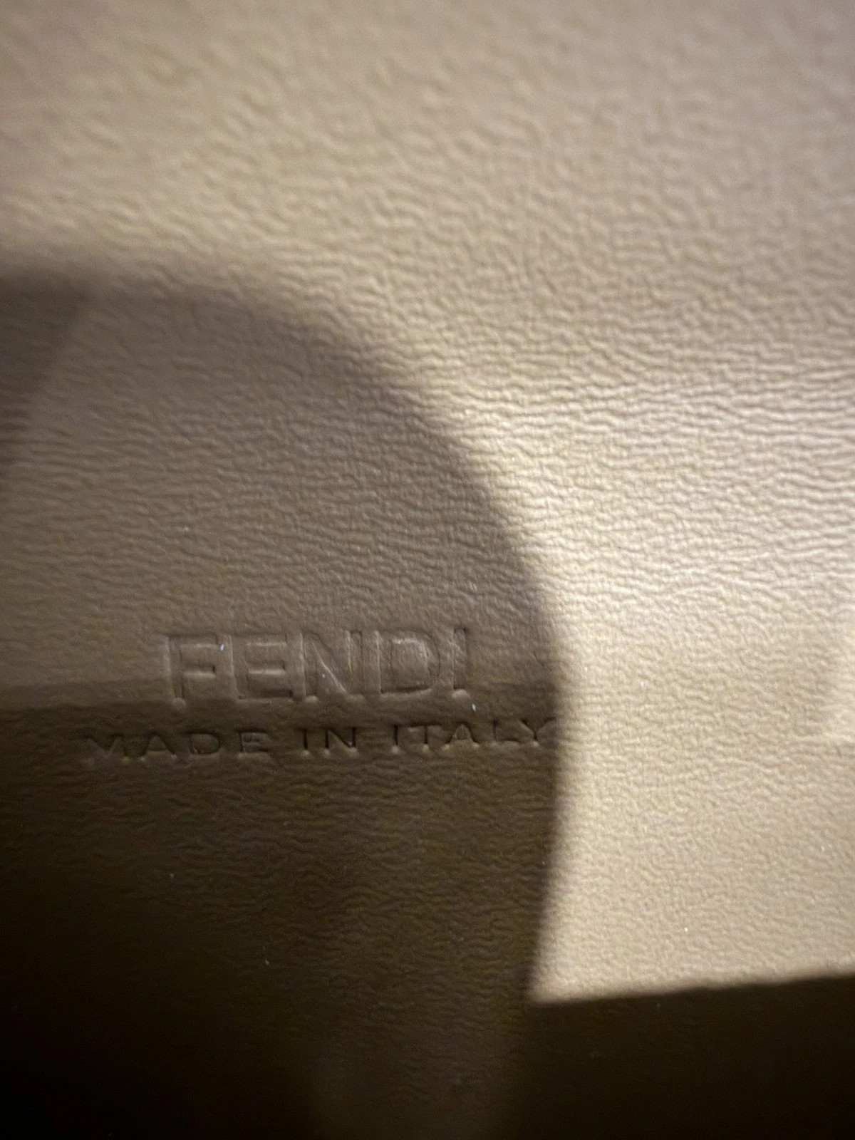 Fendi Zucca FF Monogram Mini Pouch Belt Bag Brown Canvas Made In Italy Baguette