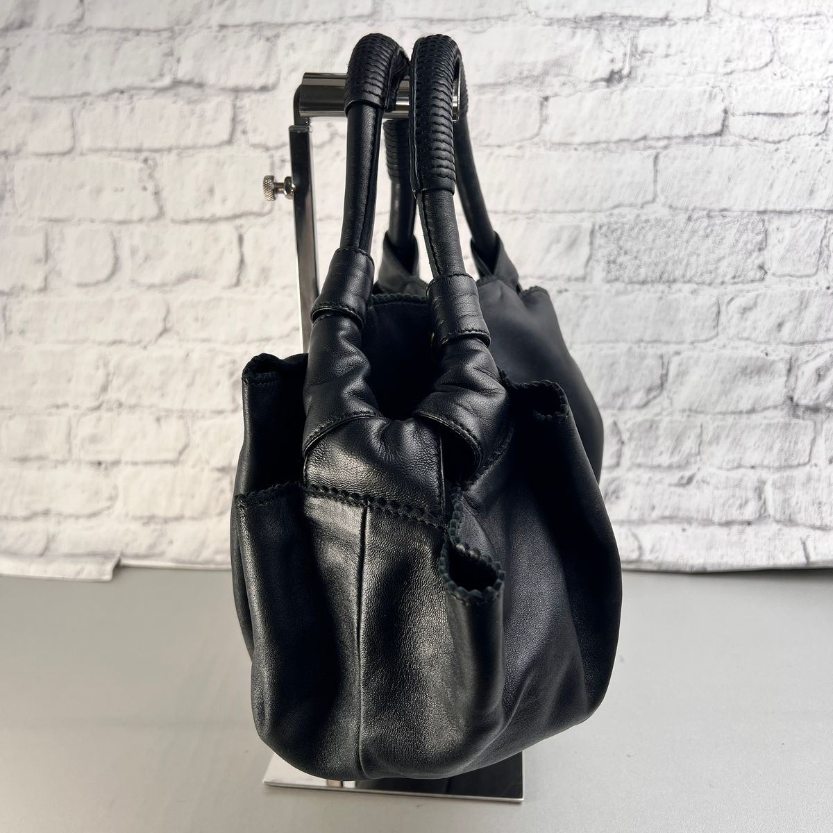 LOEWE Bag: Nappa Aire Anagram Logo Black W32H22D12cm w/o accessories;