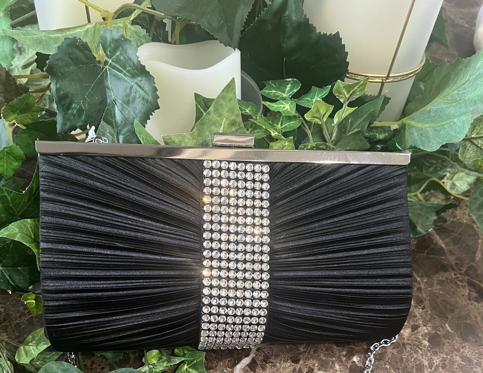 Women’s Black Clutch Purse