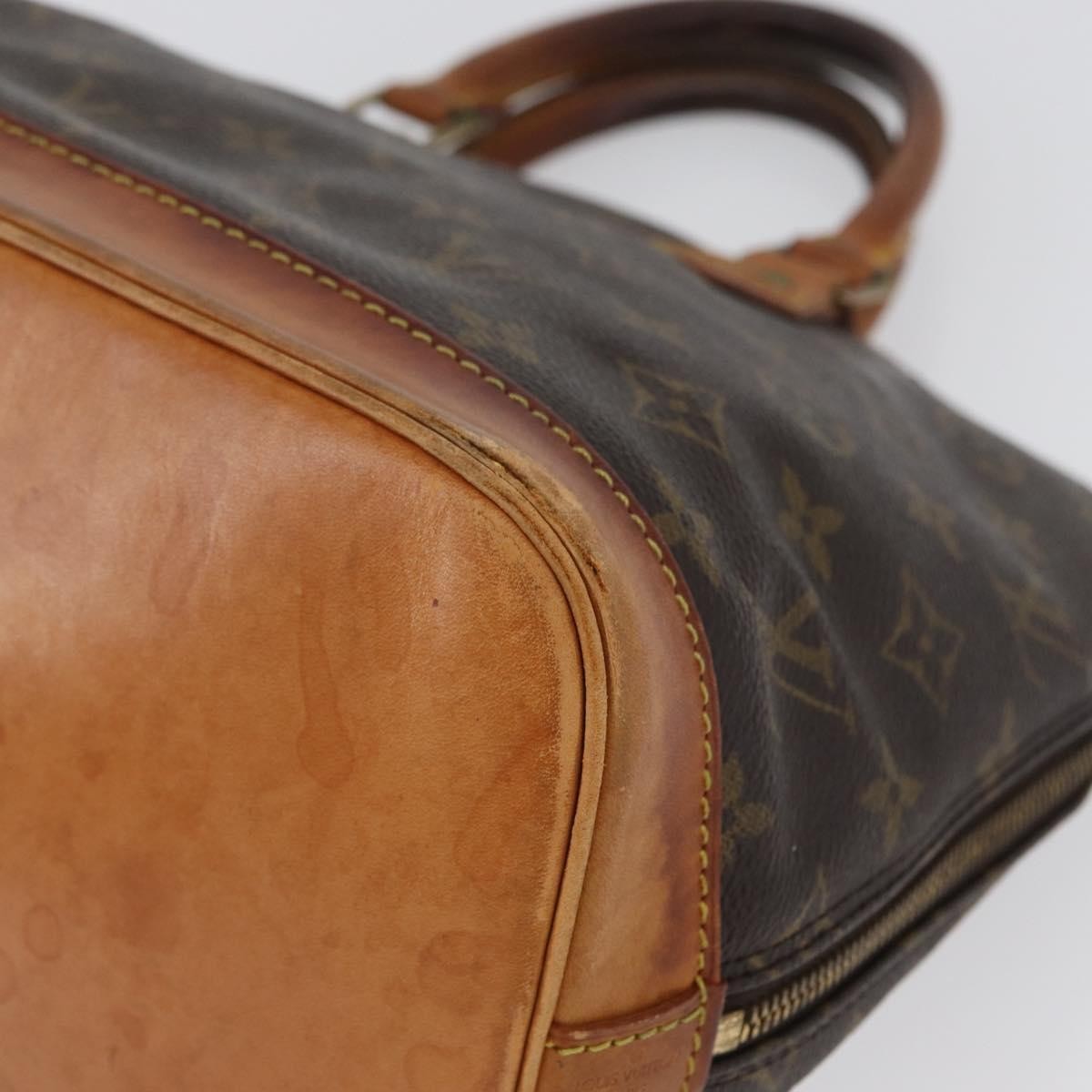 LOUIS VUITTON Monogram Alma Hand Bag M51130 LV Auth LNZ229