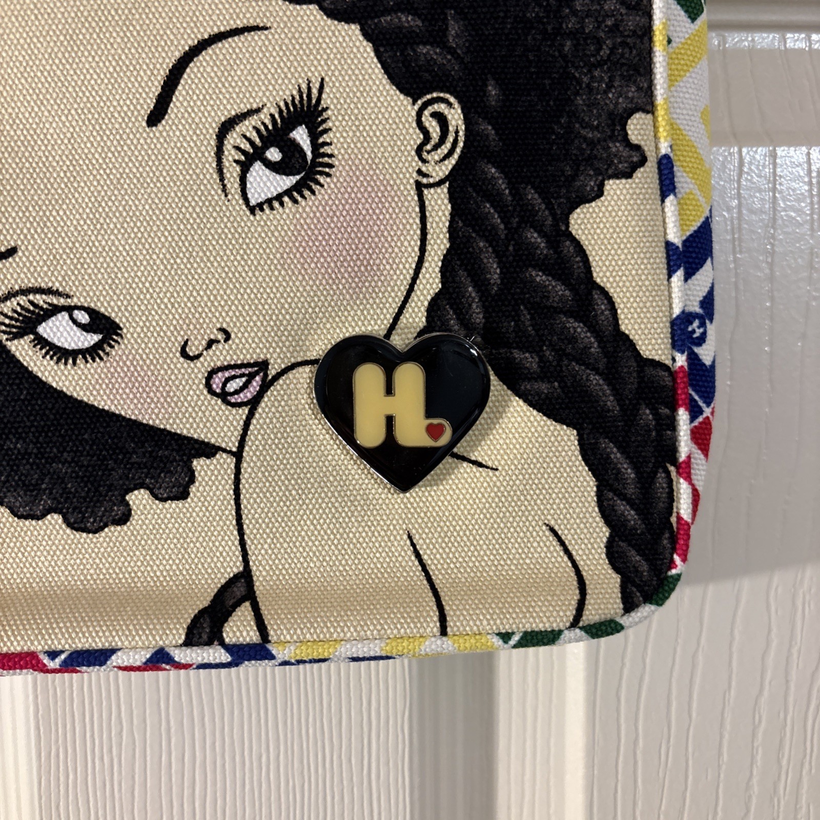 Gwen Stefani Y2K kawaii HARAJUKU LOVERS canvas purse tote bag BABY girl NWT VTG