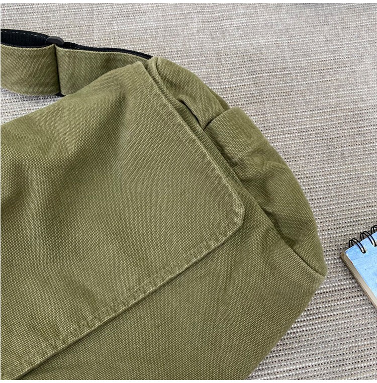Japanese Casual Canvas Satchels Crossbody Messenger Bag Shoulder Bags literary