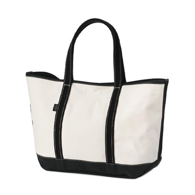 Yoshida Porter Girl 739-08513 Tote Bag Boy Friend White Black
