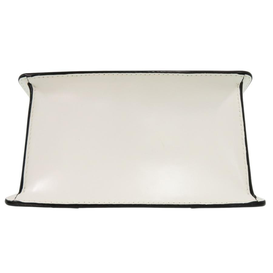JIMMY CHOO Bag: Star Studs Pixie Top Handle White W20H15D10.5cm w/strap;