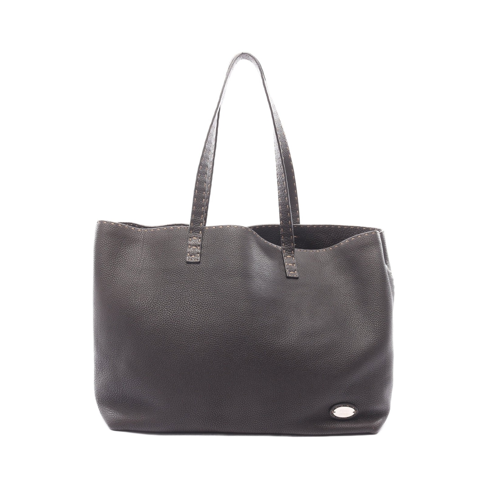 Fendi Tote Bag Brown Leather #RCB2567