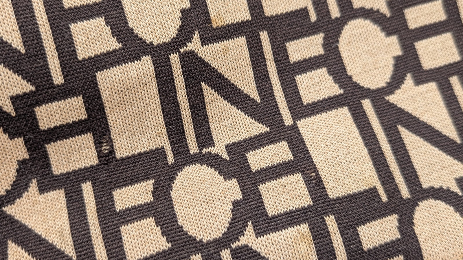 *Rere* CELINE Tote Shoulder Bag Logo Blazon Chain Triomphe Fabric Leather