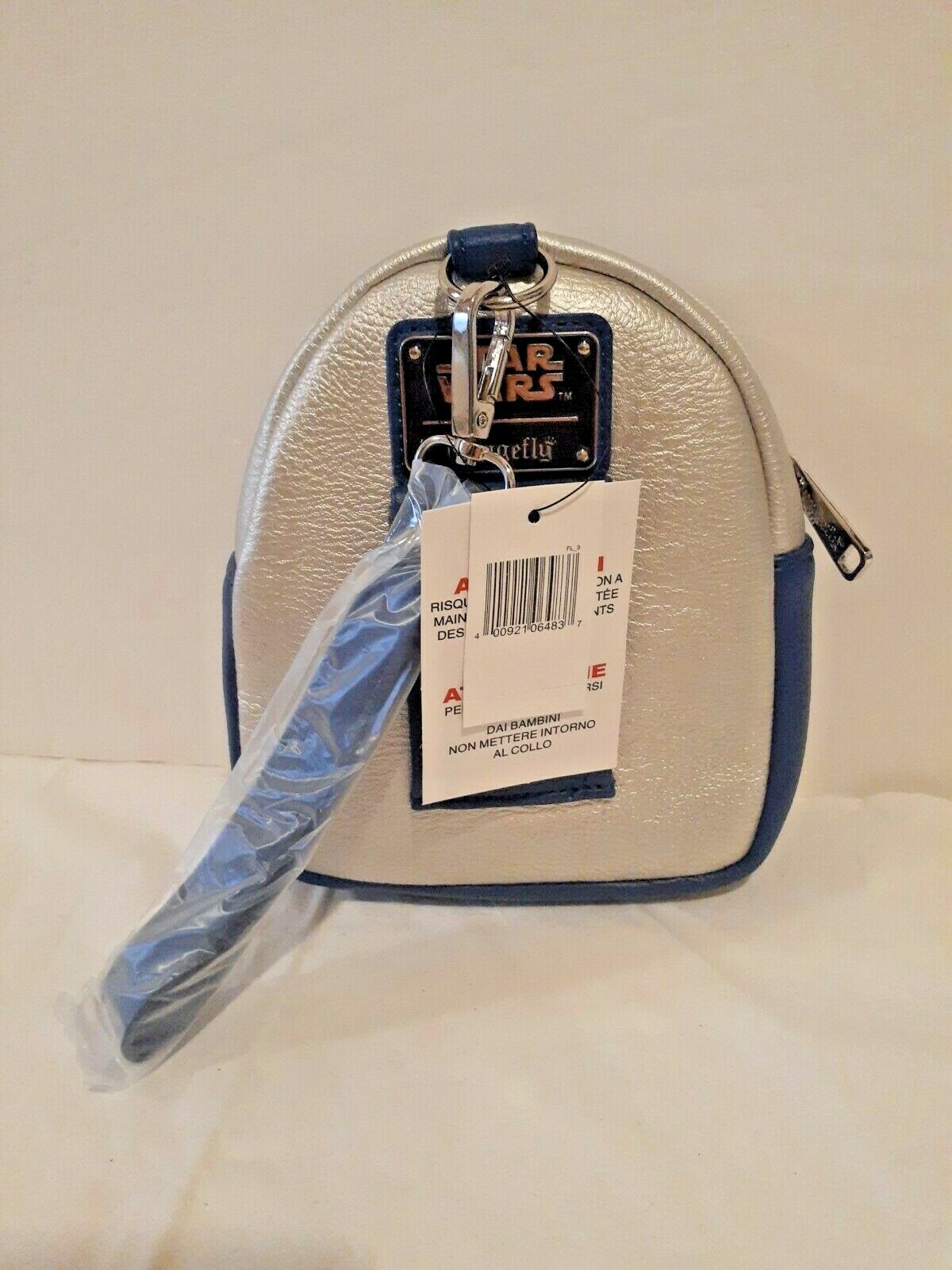 Loungefly Disney Star Wars R2-D2 Droid – Wristlet Mini Belt Bag NWT