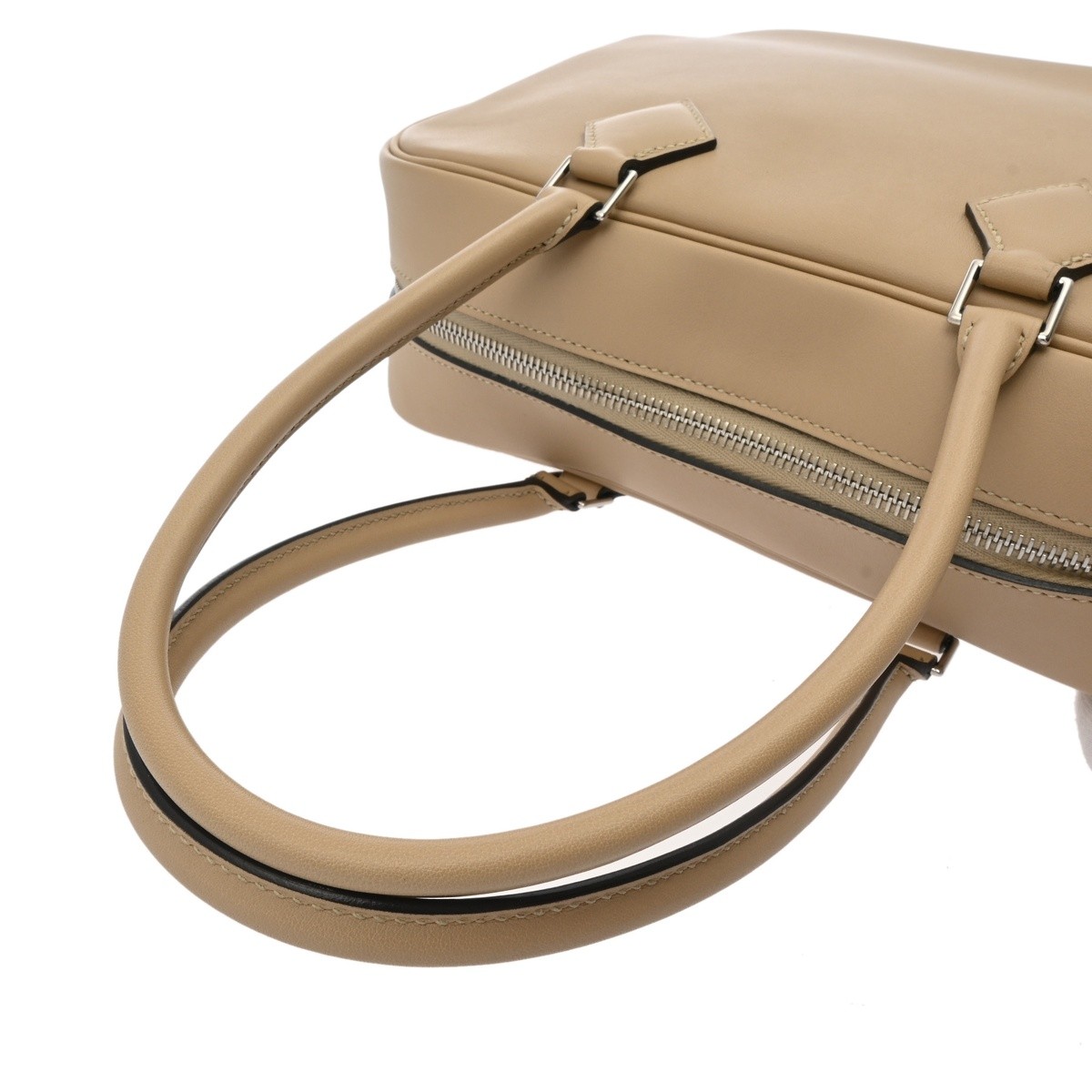 HERMES Plume 28 Verso Vaux Swift Trench/Cuivre Women Handbag AStamp (around …