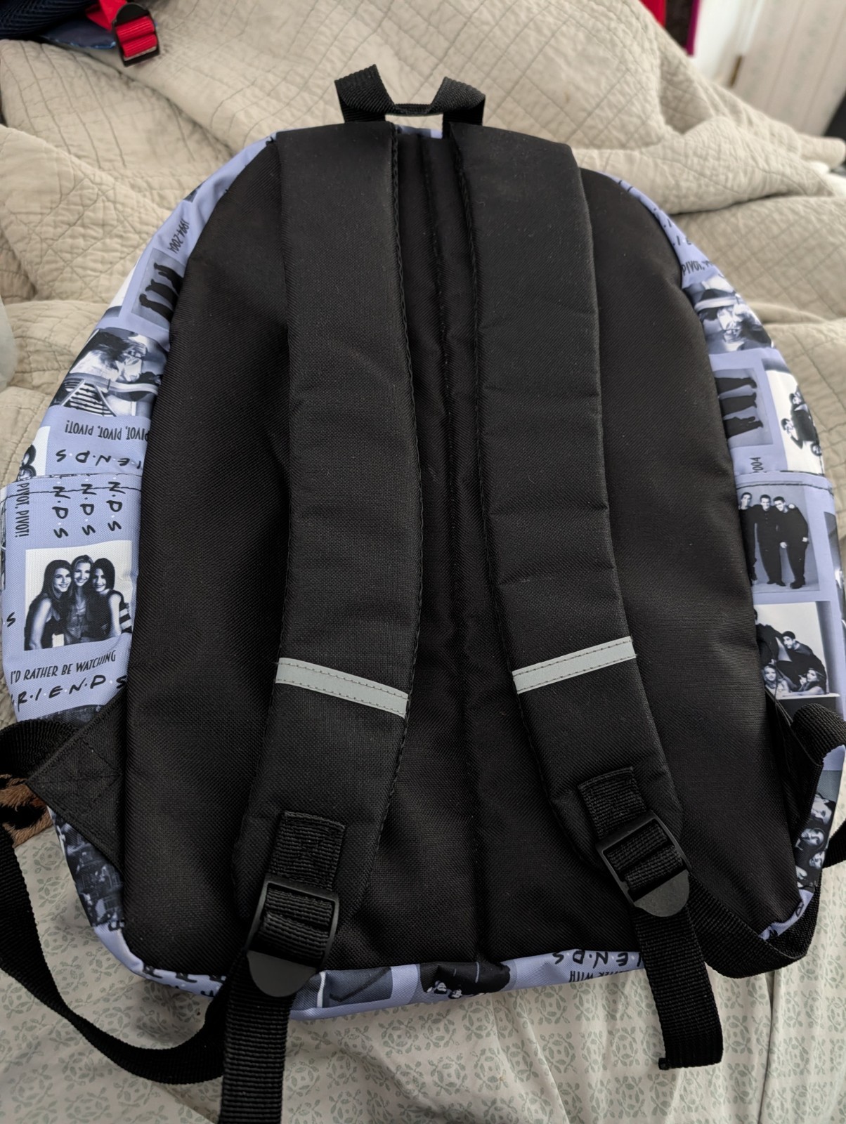 Friends TV Show Photo Collage Backpack NWT