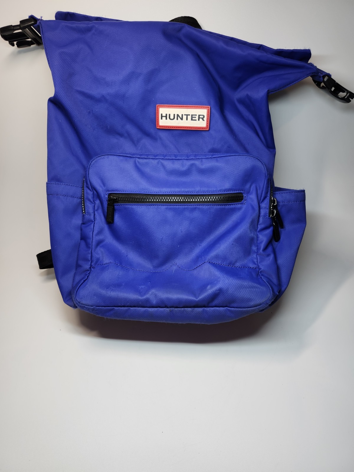 Hunter Nylon Pioneer Top Clip Backpack Blue