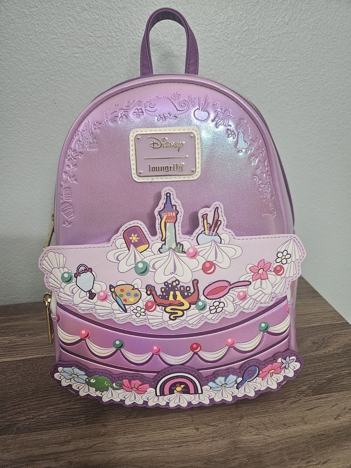Loungefly Disney Princess Rapunzel Tangled Cake Mini Backpack- NEW W/TAGS