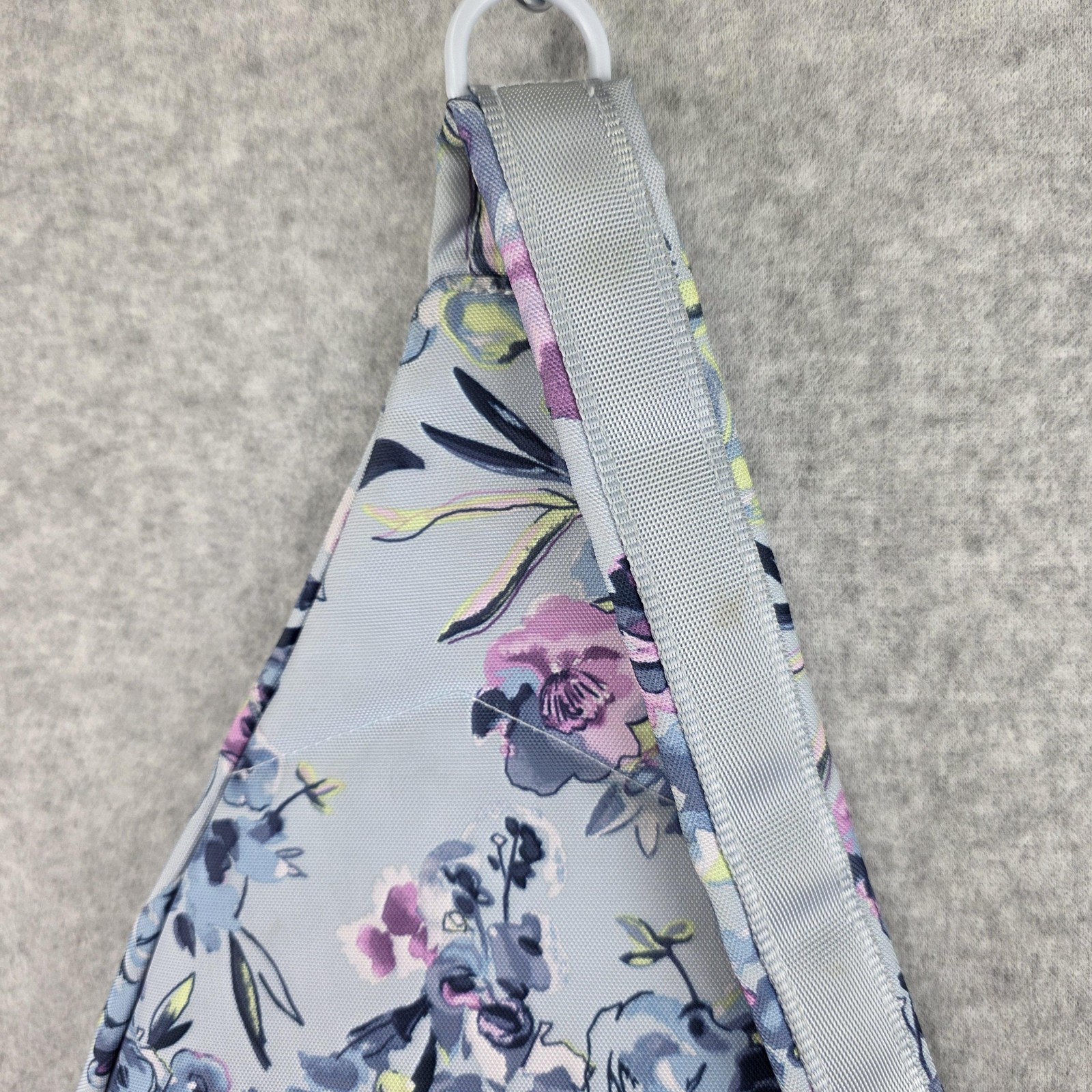 Vera Bradley Sling Backpack Lavender Floral Lightweight Crossbody Travel Bag