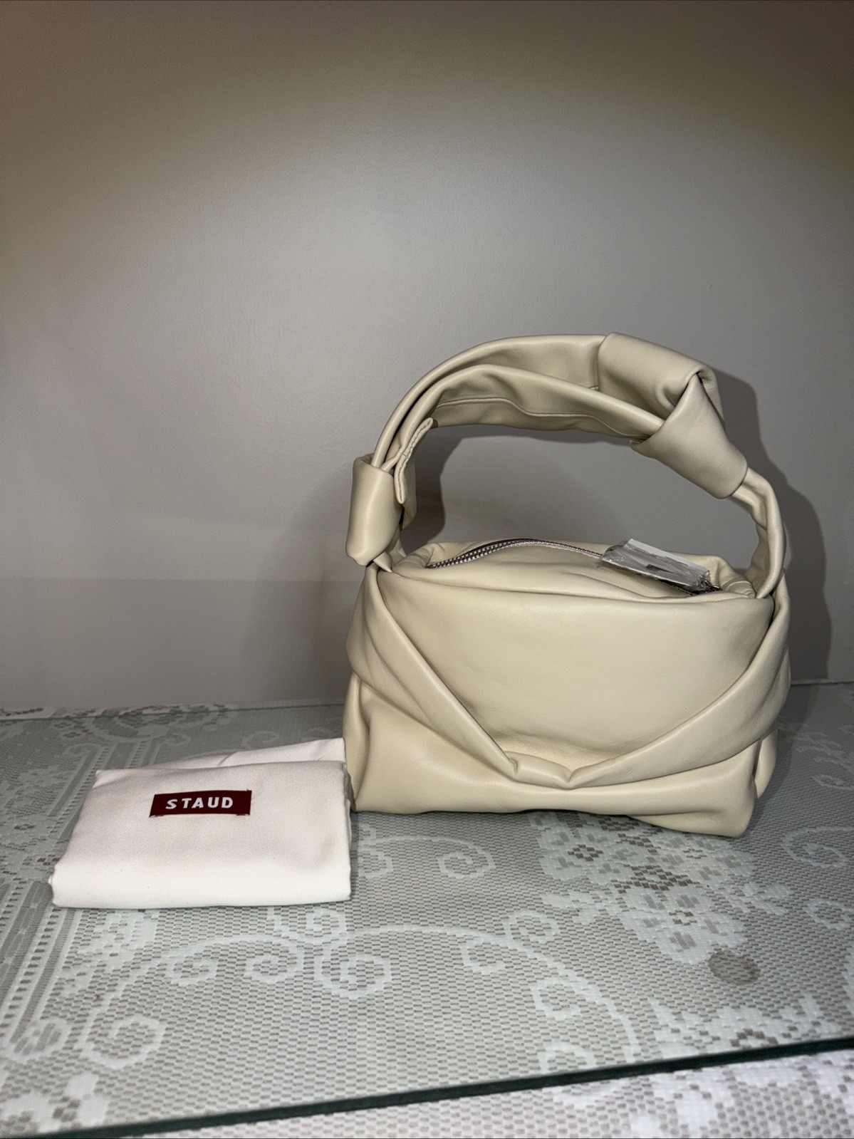 Staud Women’s Beige Leather Handbag