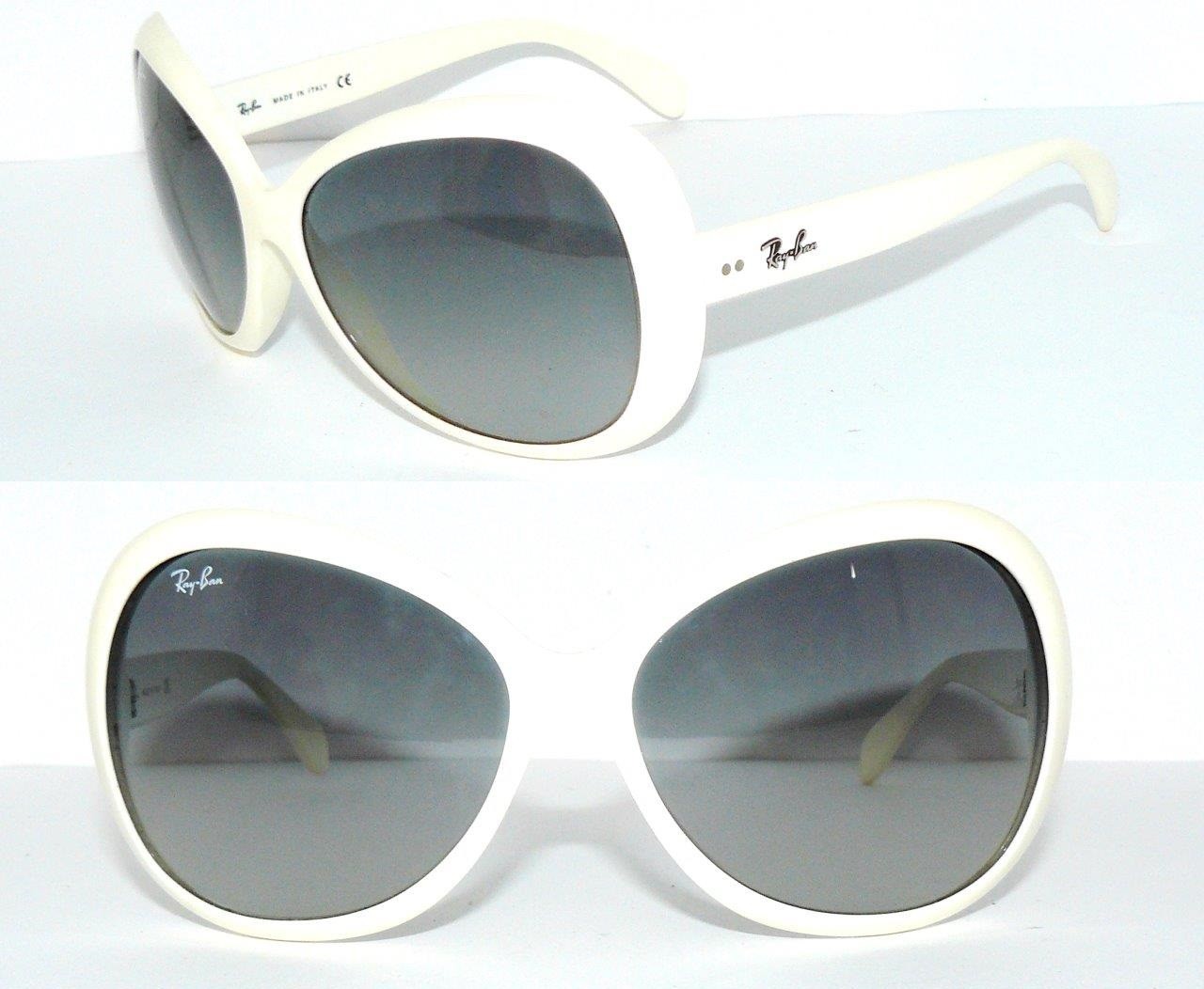 RAY BAN SUNGLASSES WHITE GRAY BLUE 4127 JACKIE OHH 4098 WOMEN 4139 EYEGLASSES 4101