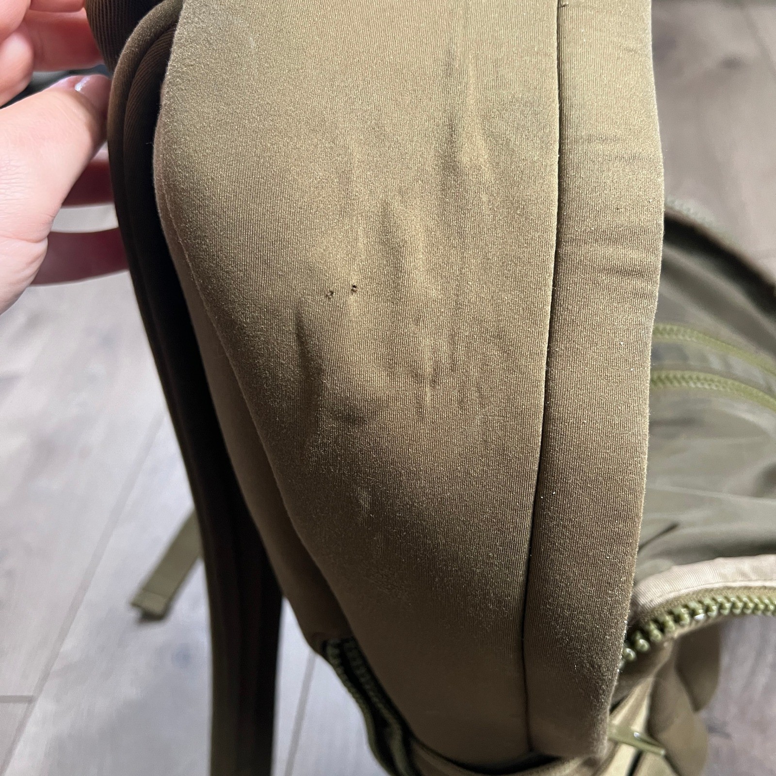 Dagne Dover Dakota Neoprene Backpack Olive Green Medium
