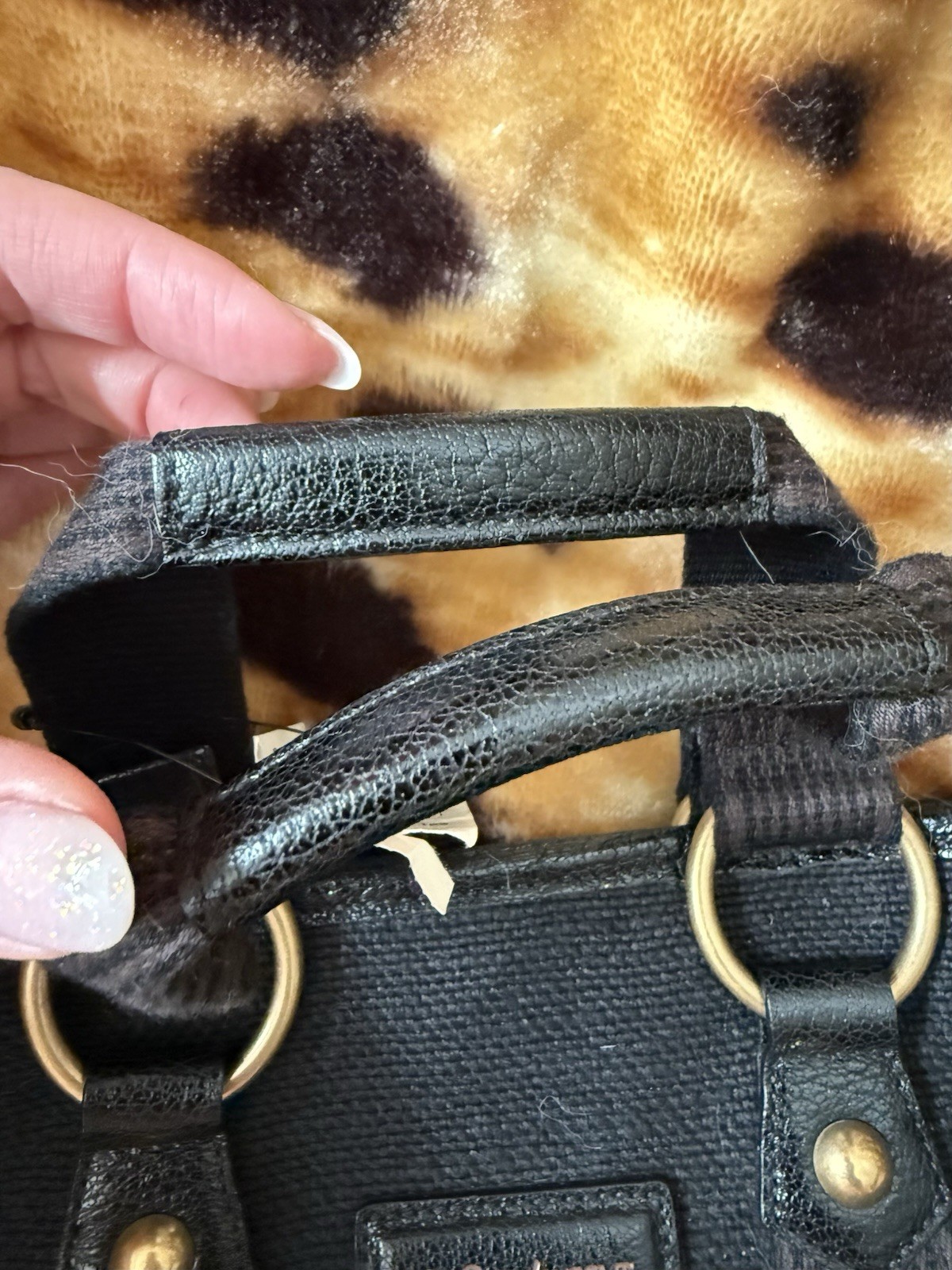YSL Logo handbag small, Leather handles, vintage 2006 authentic