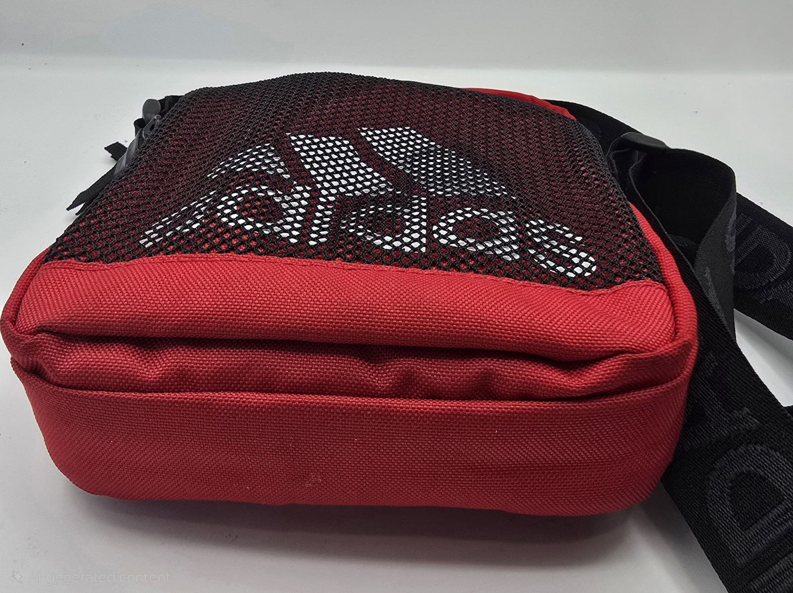 Adidas Red Amplifier Festival Logo Adjustable Crossbody Bag Unisex Adult