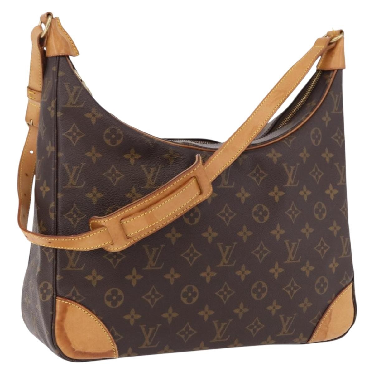 LOUIS VUITTON Monogram Boulogne 35 Shoulder Bag M51260 LV Auth 192932