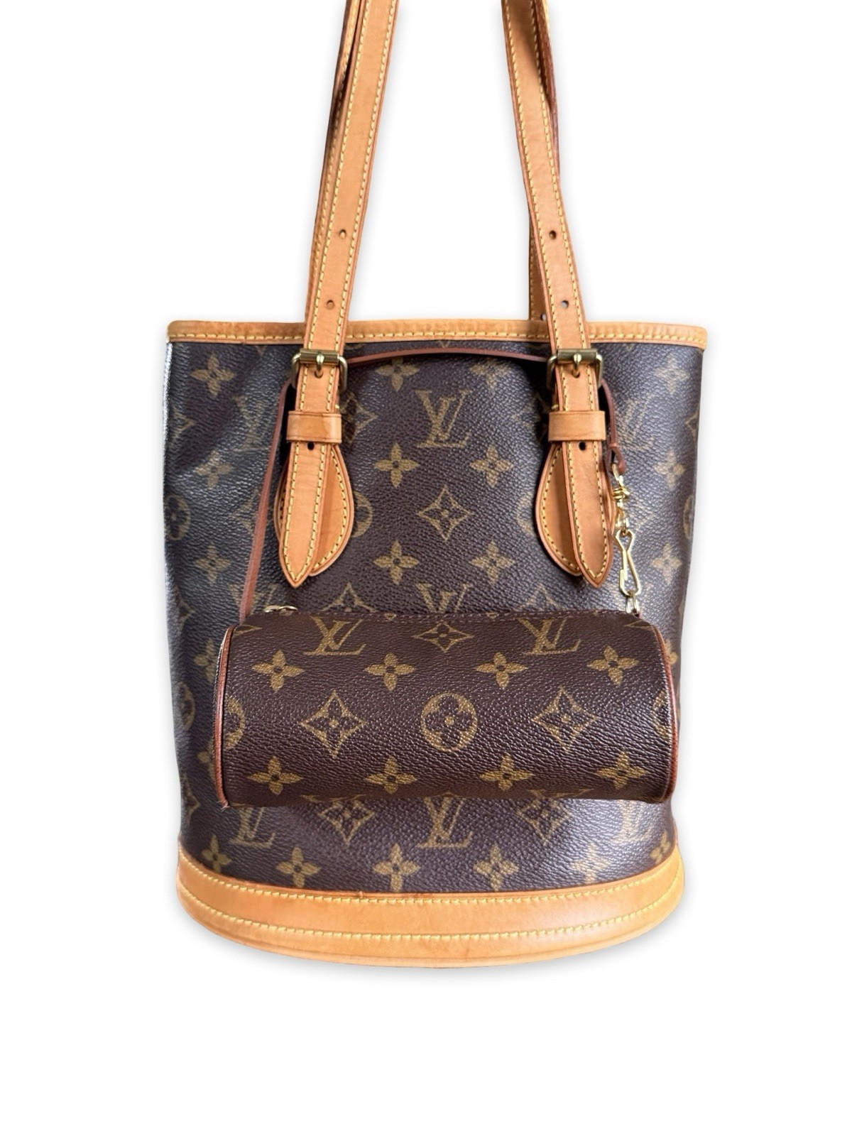 Louis Vuitton Mini Papillon Pochette Pouch Bag Monogram Canvas Vintage