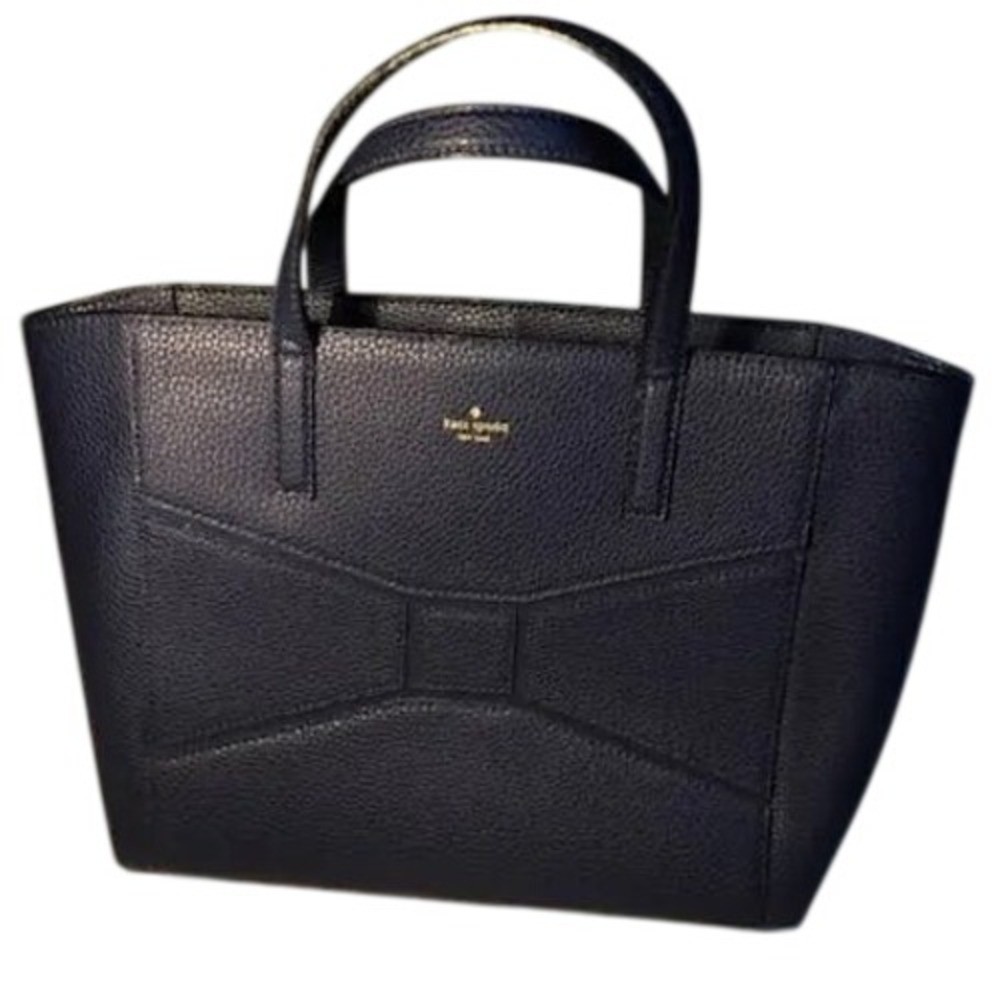 Kate Spade NY Bridge Place Francesca Large Tote French Navy Pebbled Leather NEW