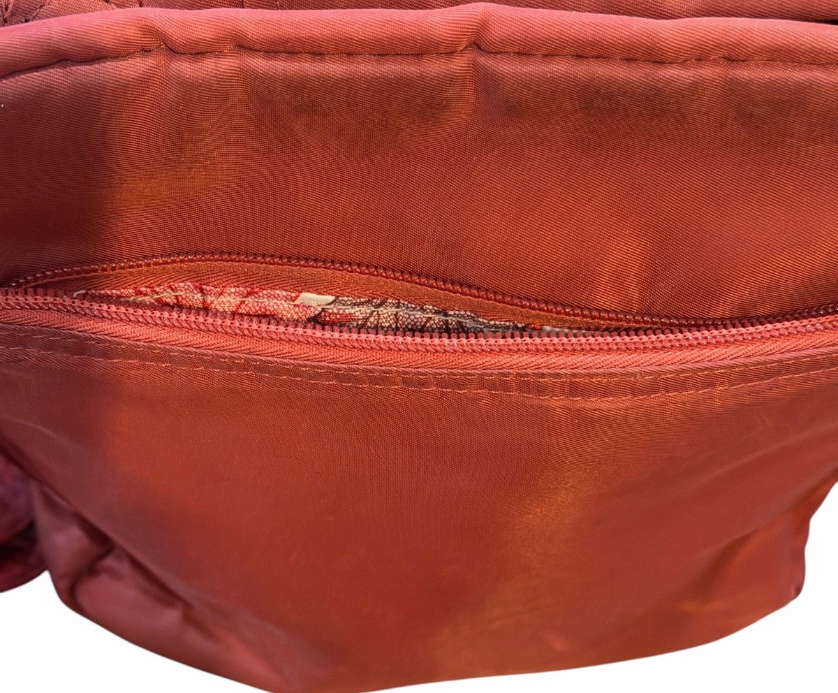 Lug Ranger Red Quilted Crossbody Travel Handbag Purse
