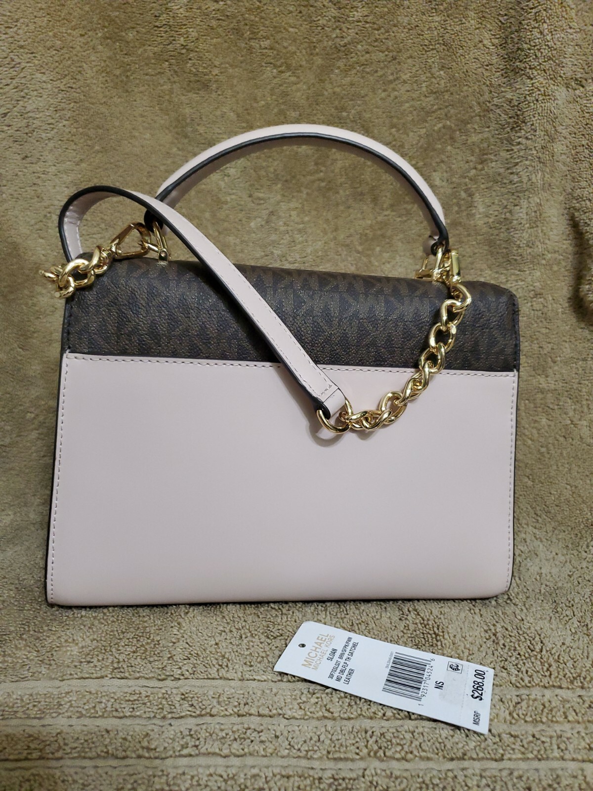 AUTH MICHAEL KORS SLOAN MEDIUM TOP HANDLE SATCHEL BNWT $268.00