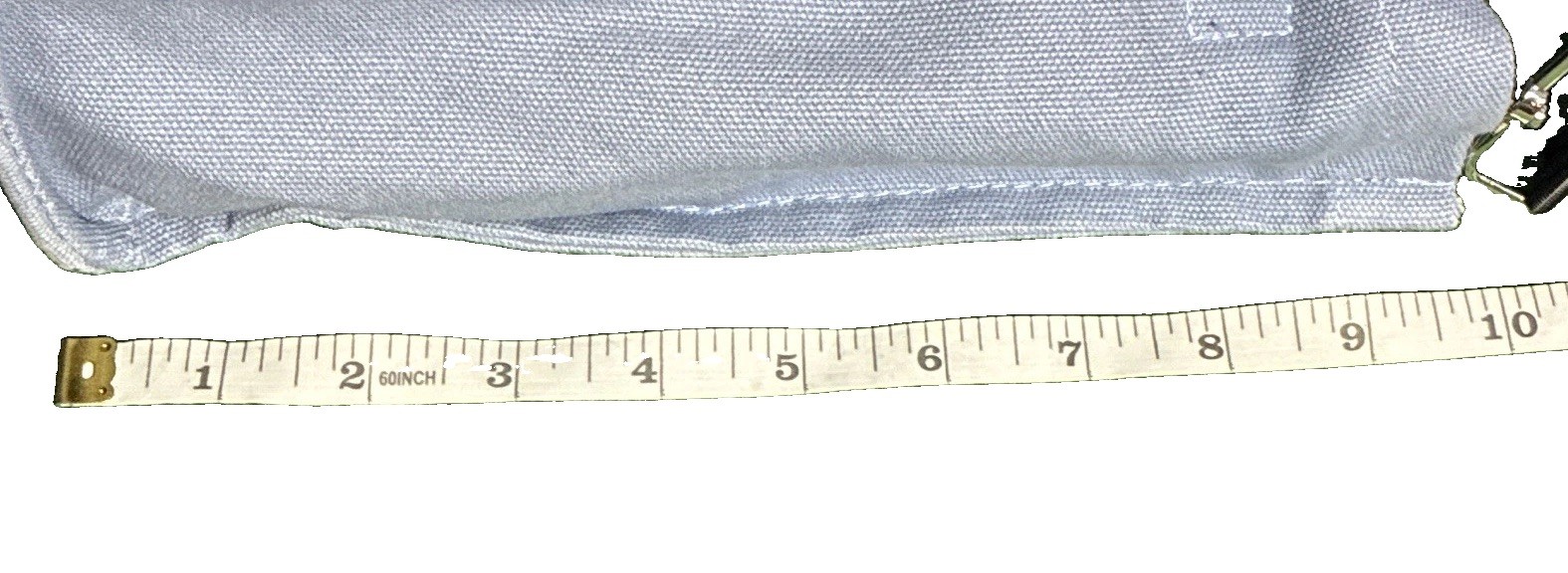 The Tote Bag Light Blue Canvas Mini Tote Crossbody Shoulder Bag Detachable Strap