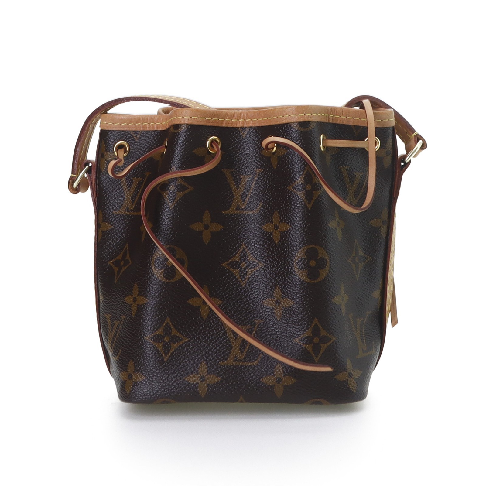 LOUIS VUITTON Noé Bucket Bag printed coated canvas shoulder and crossbody bag