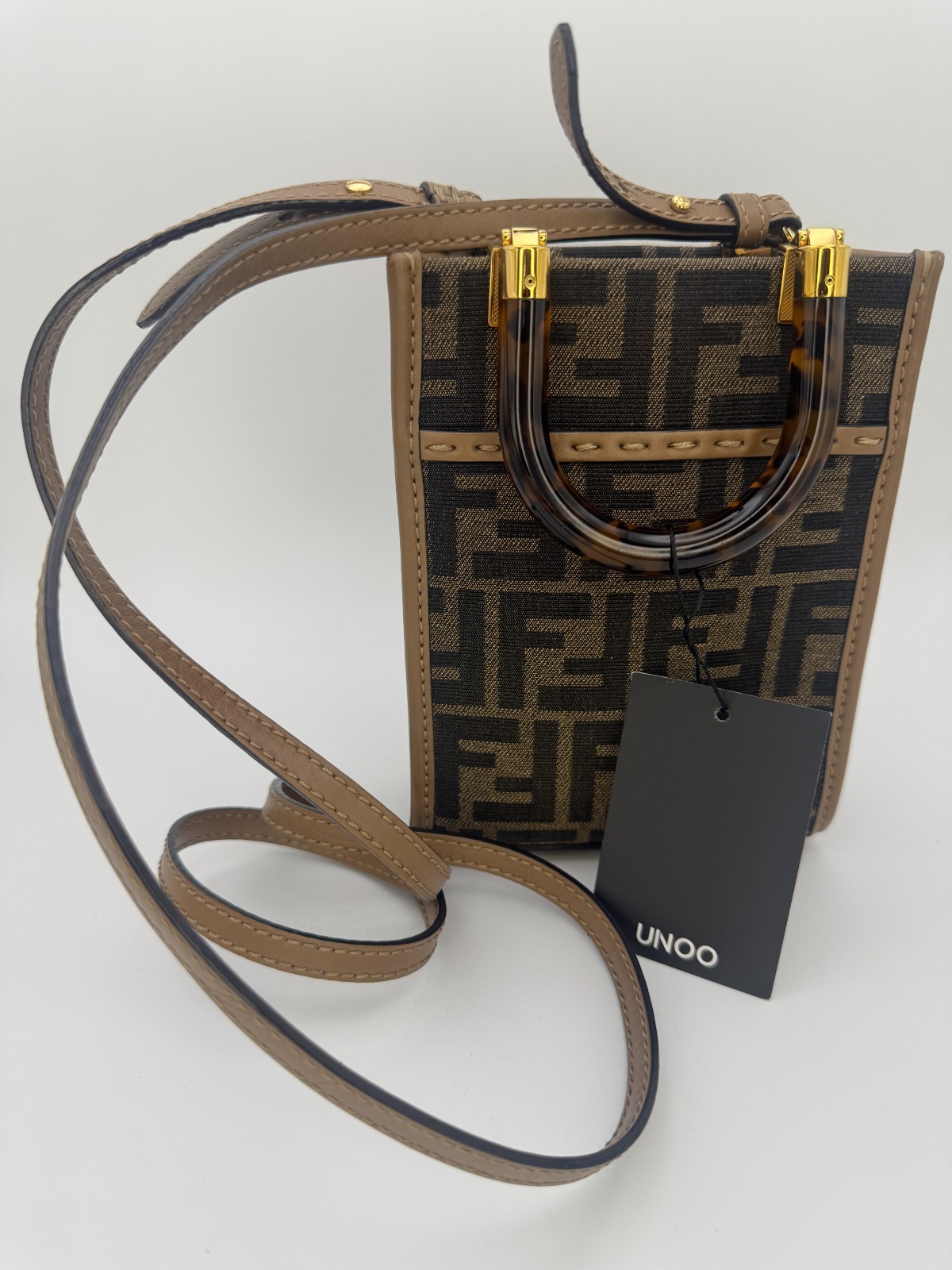 Fendi Mini Sunshine Shopper Tote Bag