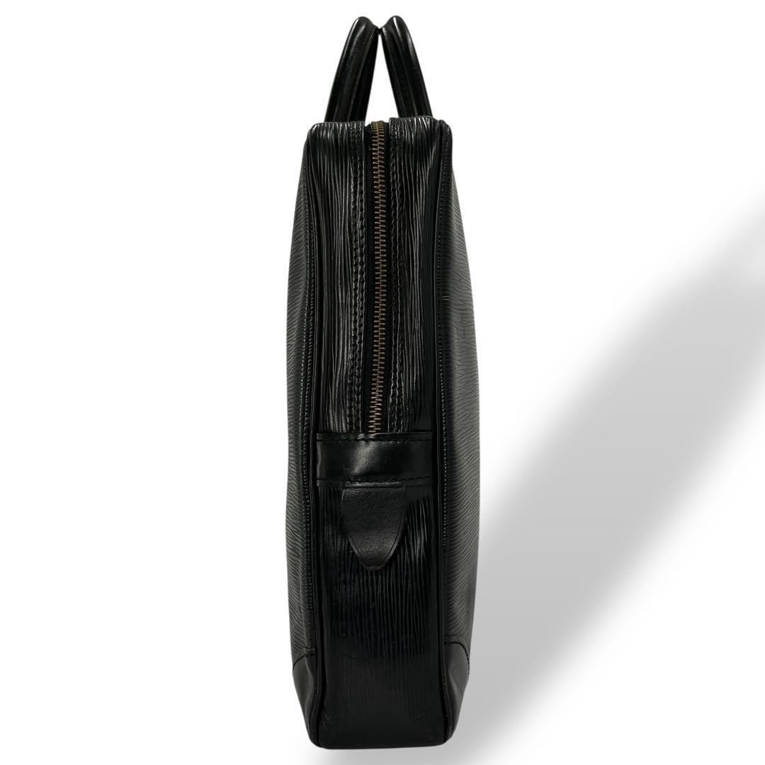 Louis Vuitton Business Bag Porte Documents Voyage Epi A4 Black Black Epi Leather