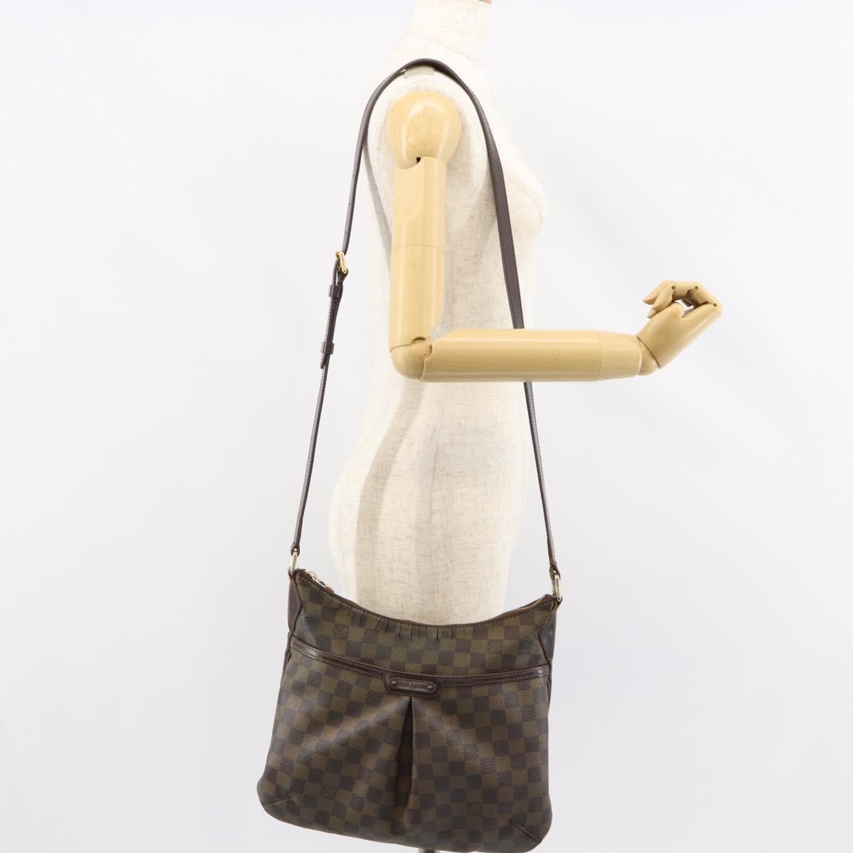 LOUIS VUITTON Damier Ebene Bloomsbury PM Shoulder Bag N42251 LV Auth gh1337