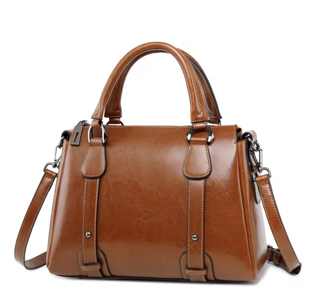 Women Tote Shoulder Bag Satchel Purse Genuine Leather Purses and Handbags