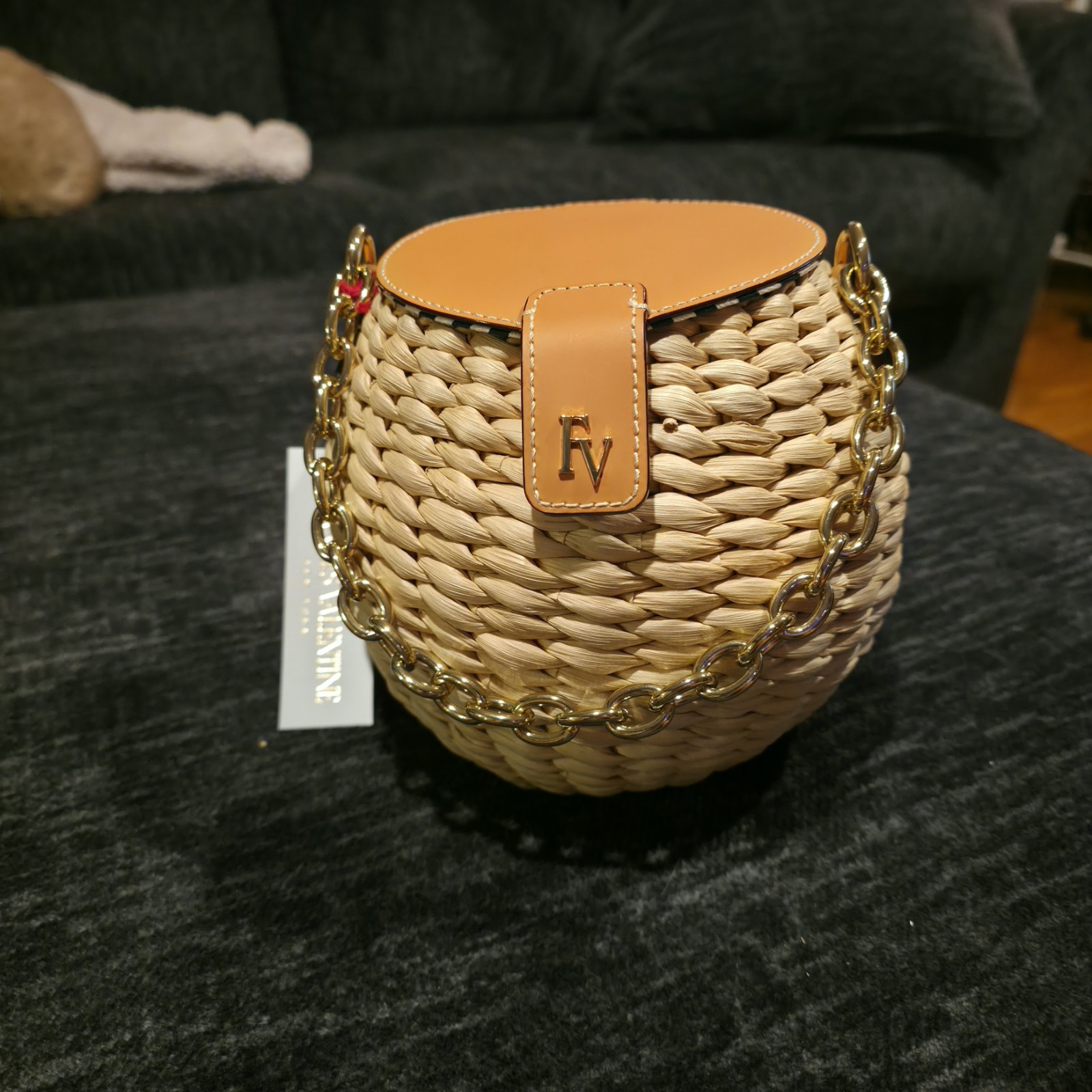 Frances Valentine Tan Honey Pot bag
